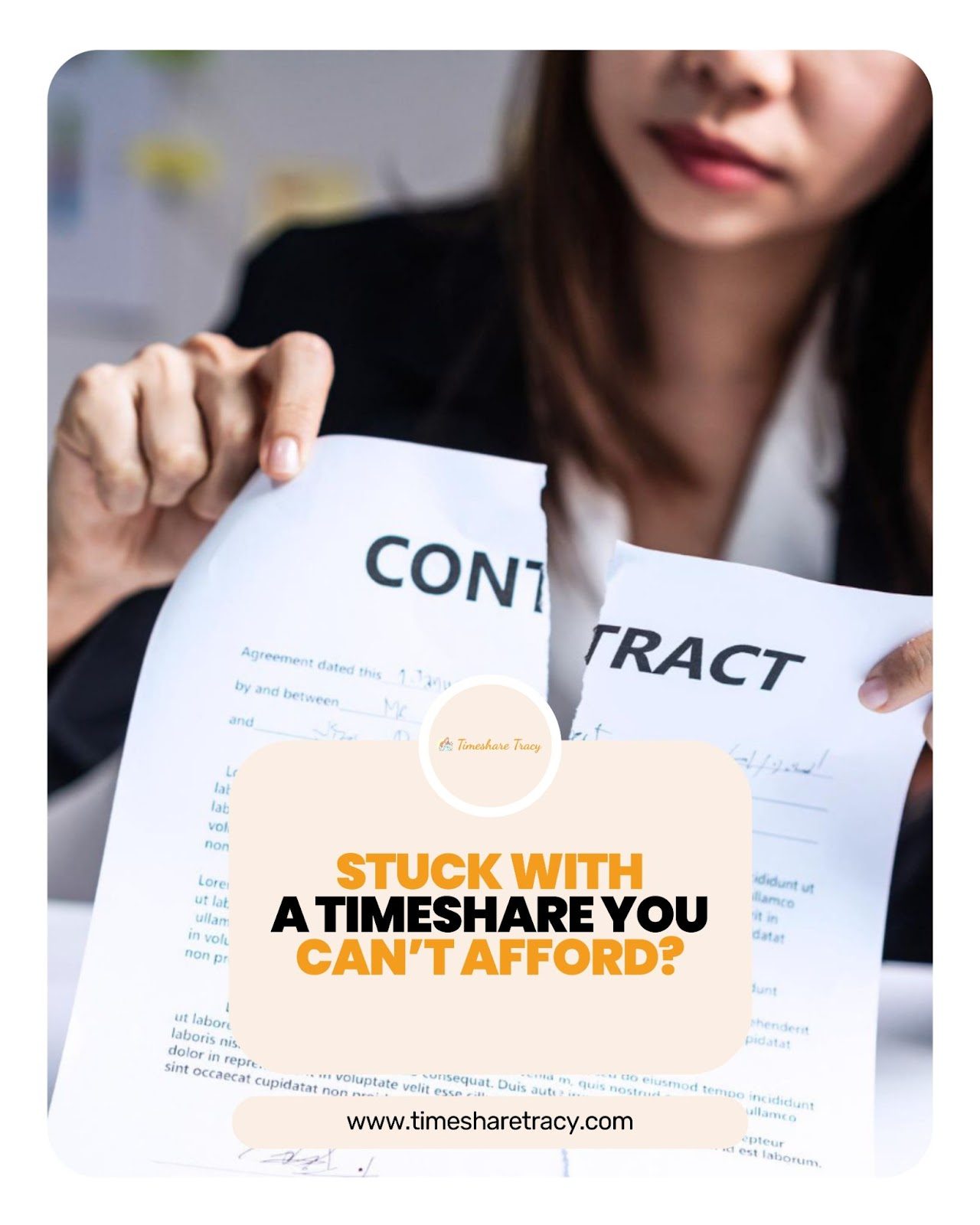 Timeshare Tracy Facebook ad