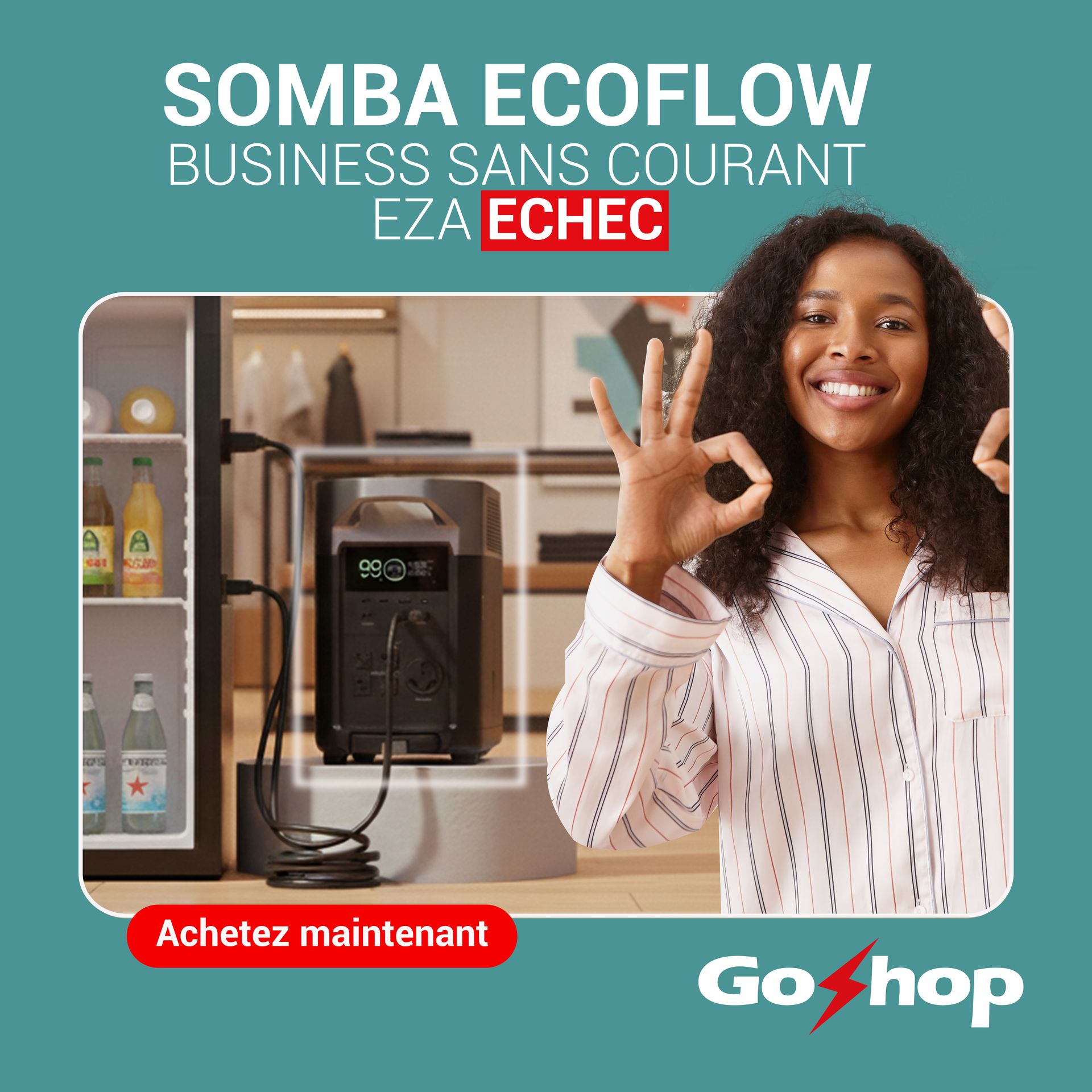 GoShop Energy Facebook ad: Chat with us