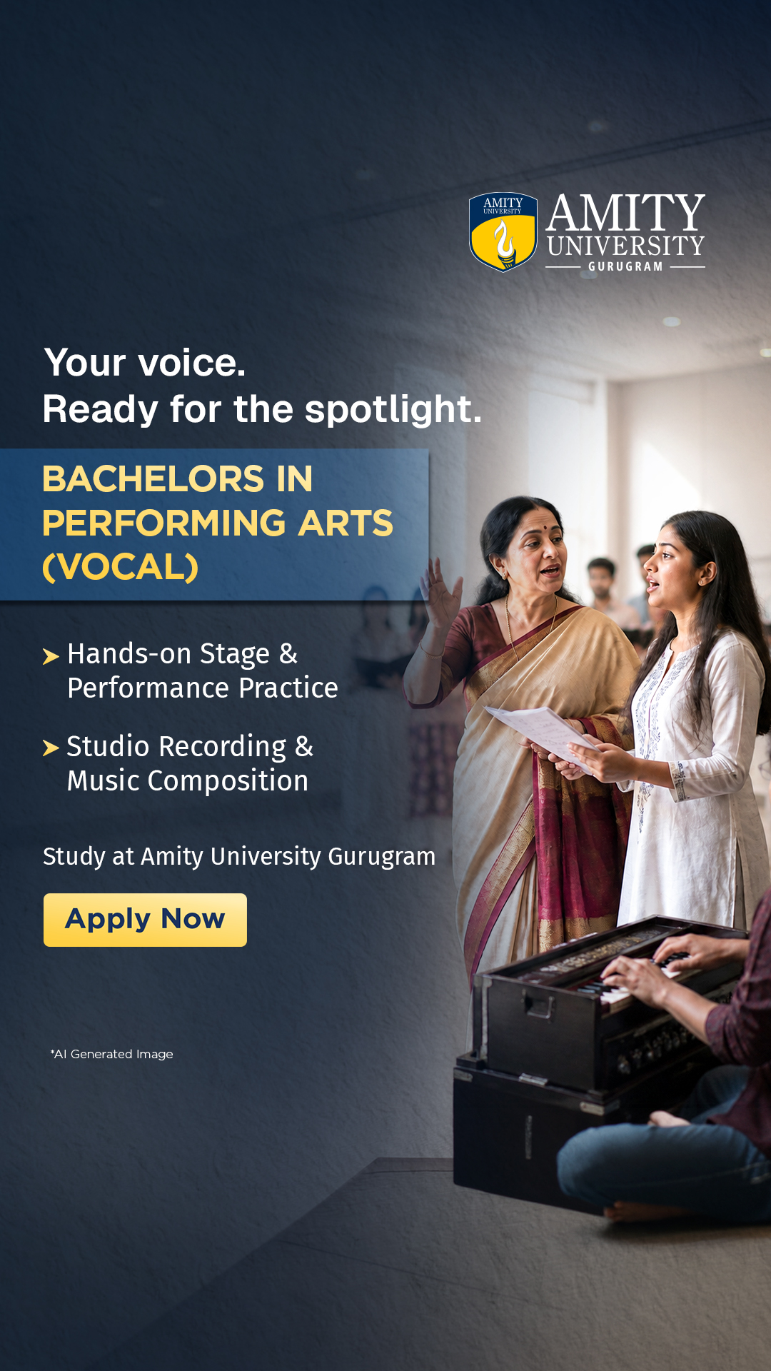 Amity University Gurugram Facebook ad