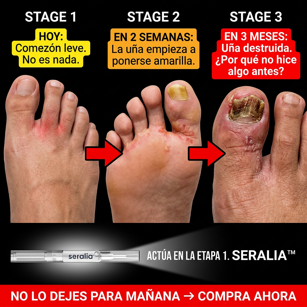 Seralia Facebook ad: Elimina hongos rápidamente