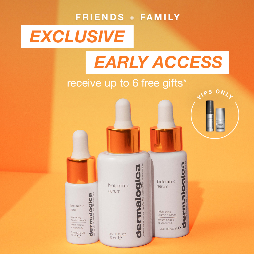 Dermalogica Facebook ad: Shop Early Access​