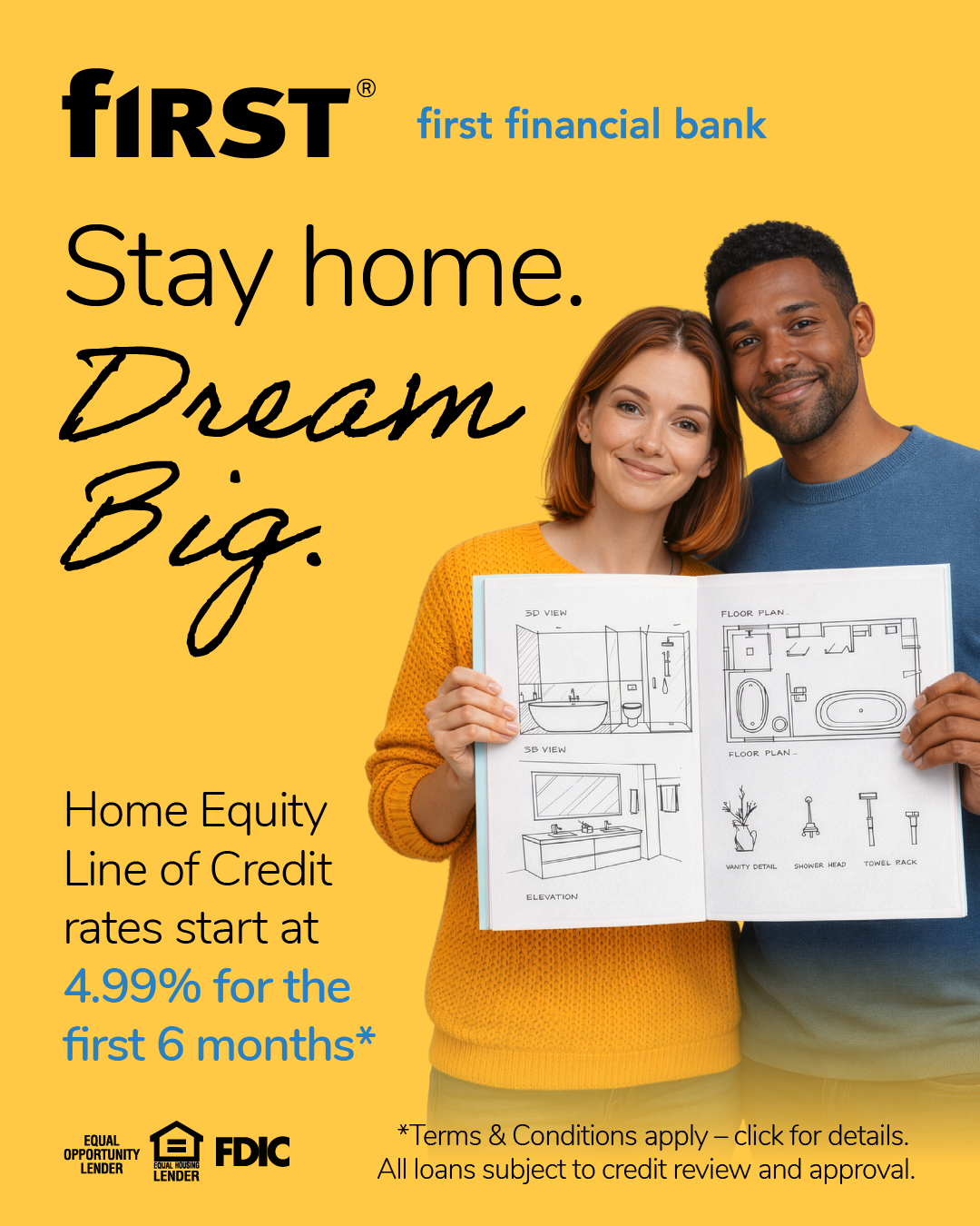 First Financial Bank Facebook ad