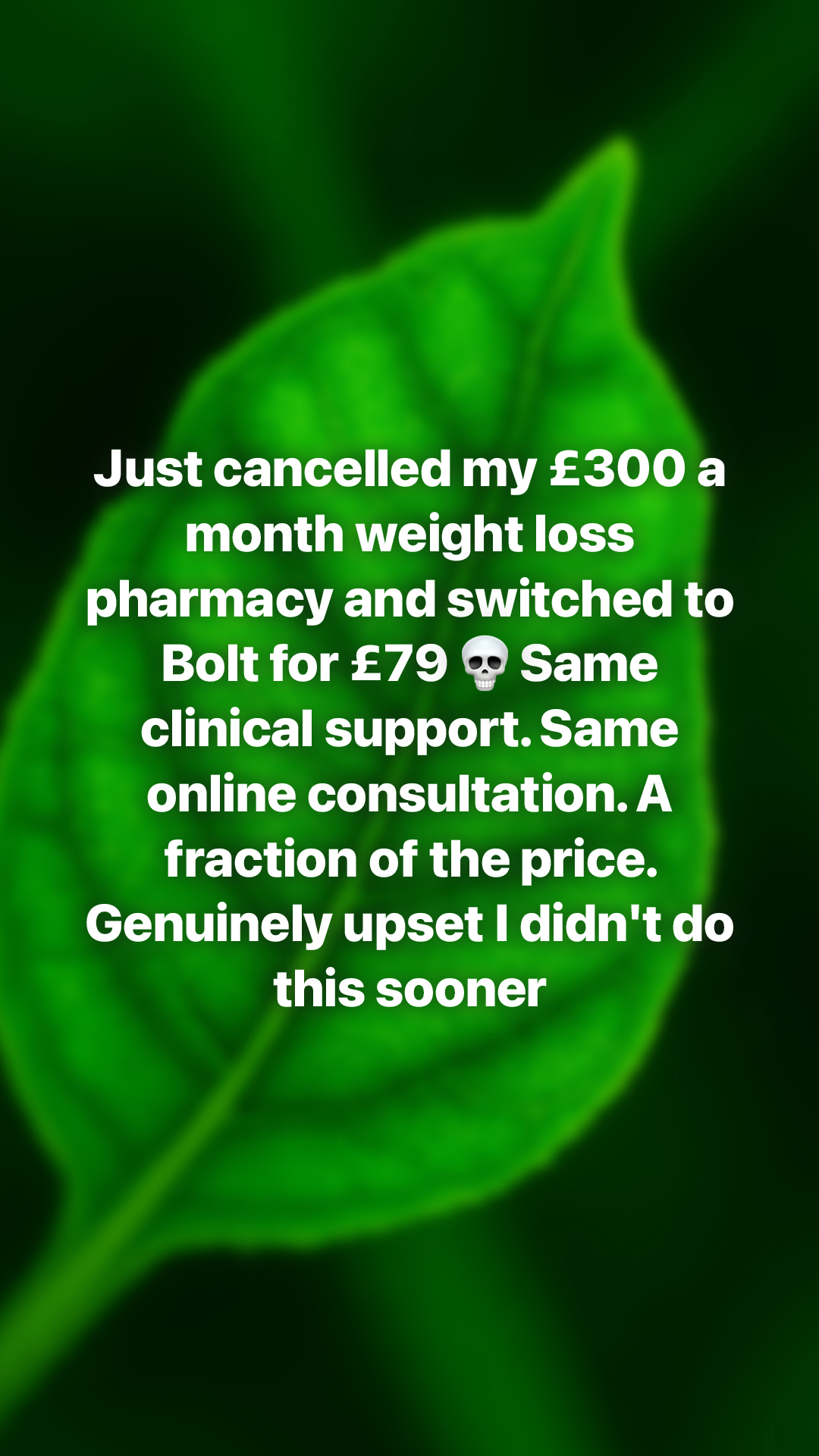 Bolt Pharmacy Facebook ad