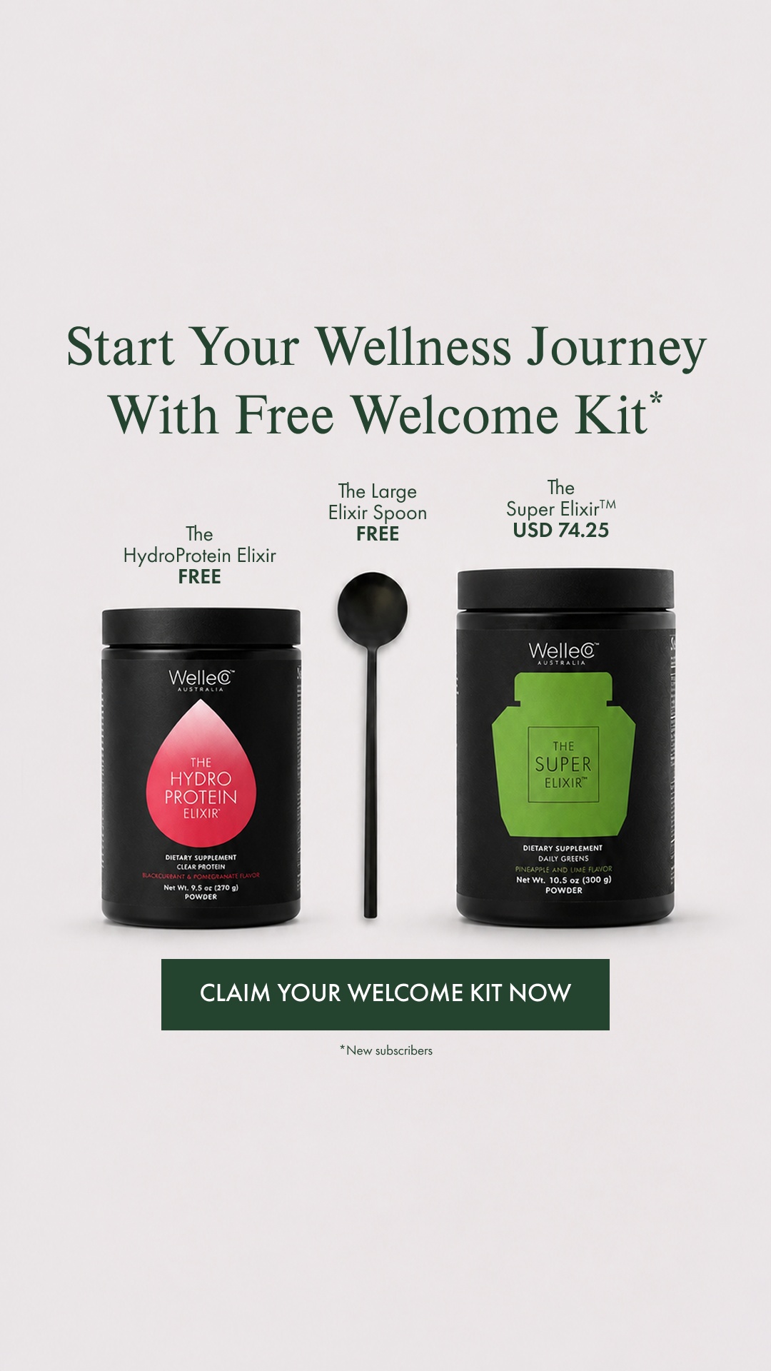 WelleCo Facebook ad