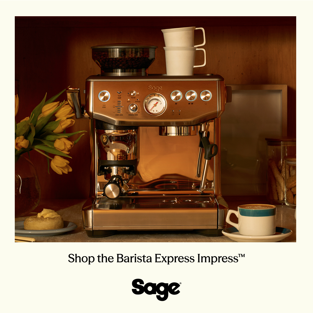 Sage Appliances UK Facebook ad: the Barista Express Impress