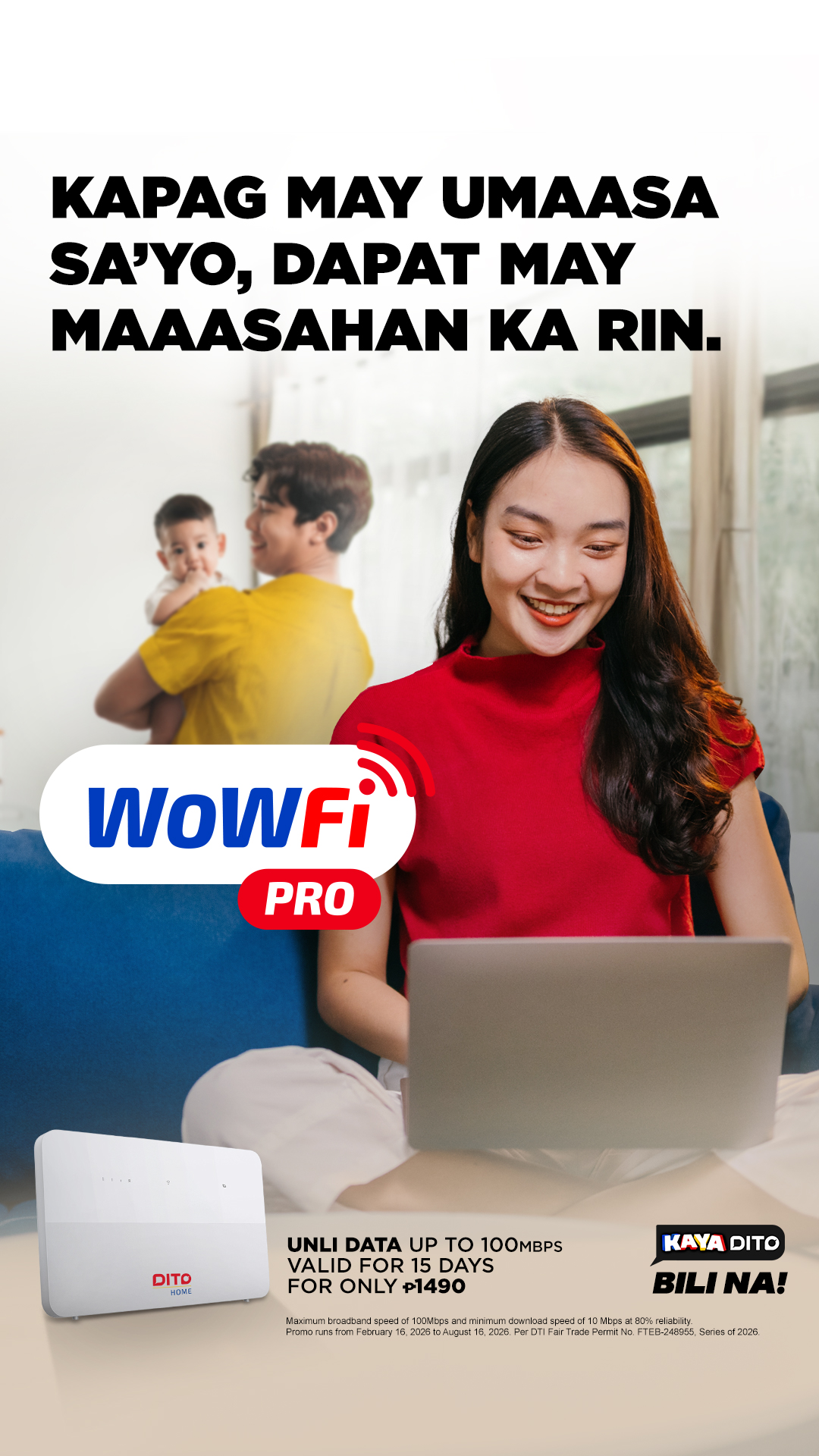 DITO Telecommunity Facebook ad