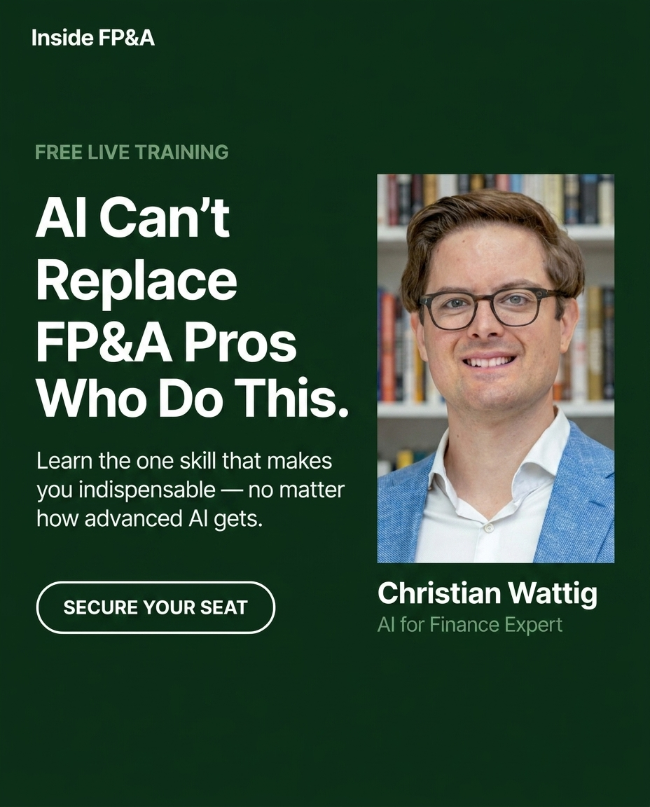 FP&A Bootcamp Facebook ad