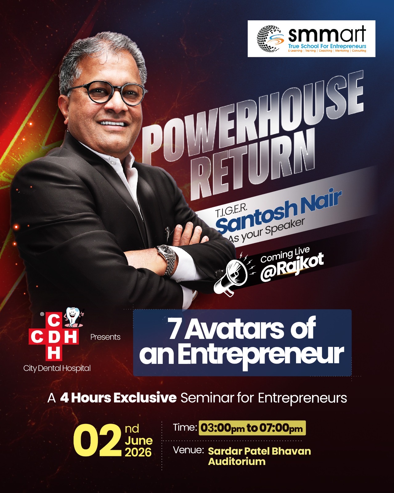 Smmart Rajkot Facebook ad: Business Strategy & Exponential Growth Event