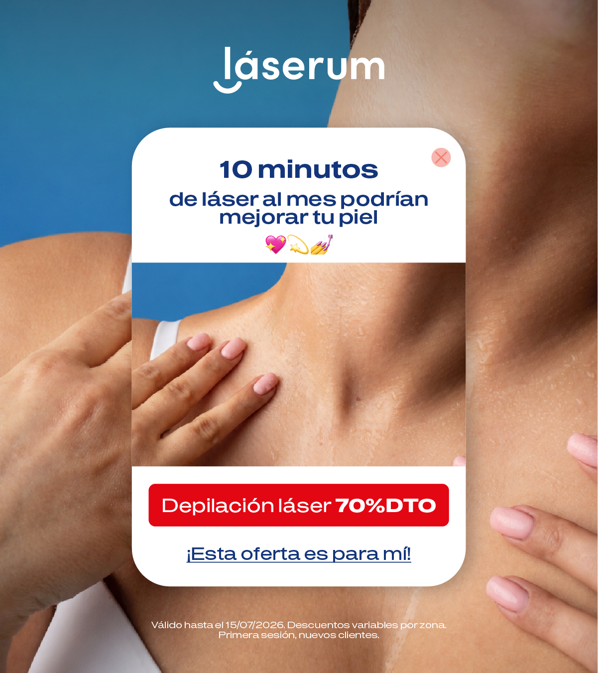 Láserum Facebook ad