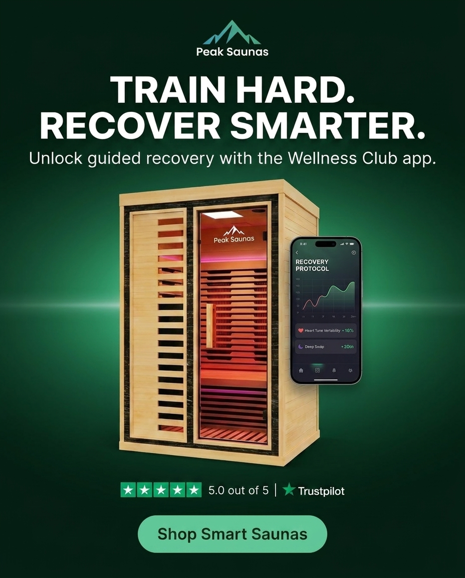 Peak Saunas Facebook ad