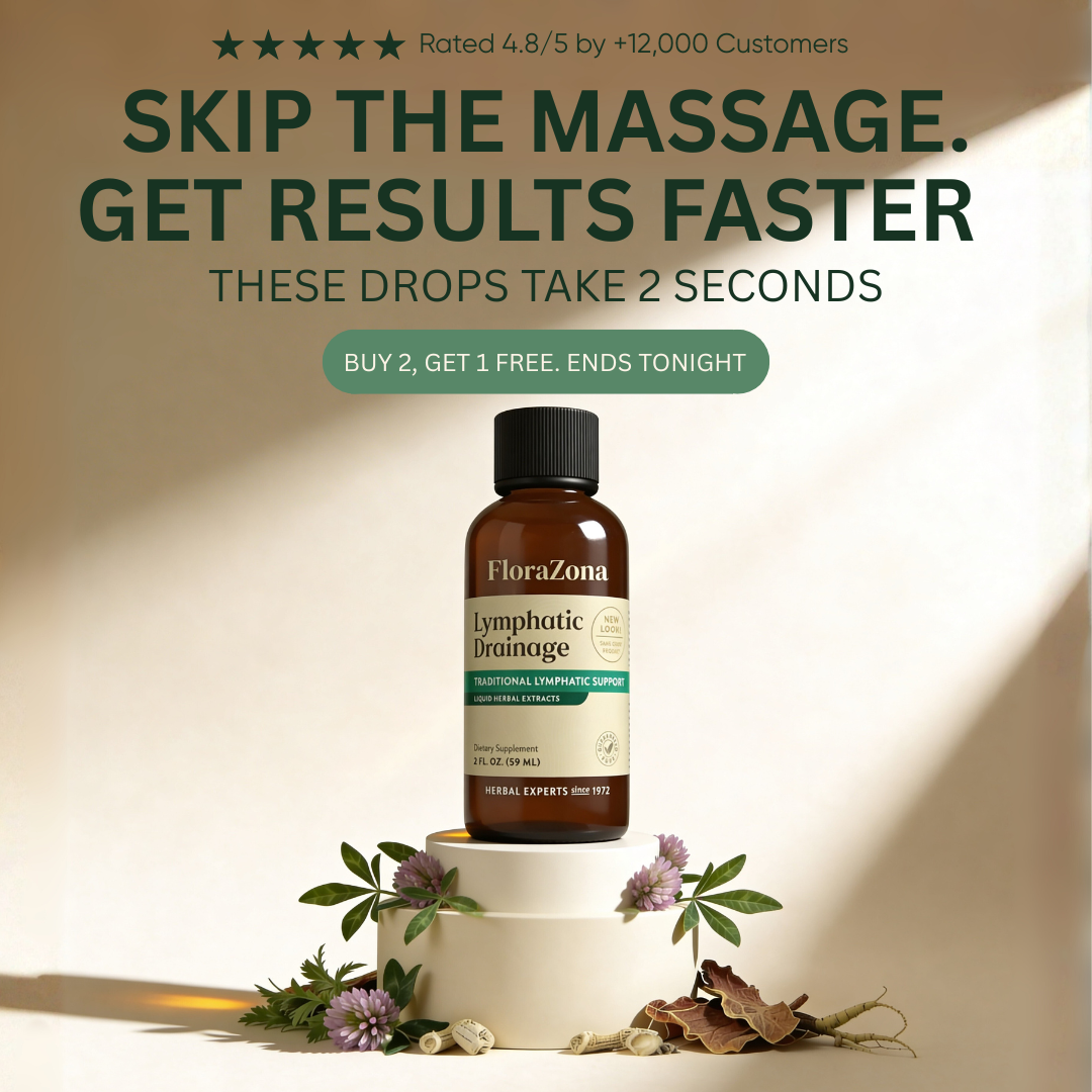 FloraZona Facebook ad: Drain Years of Fluid Naturally!