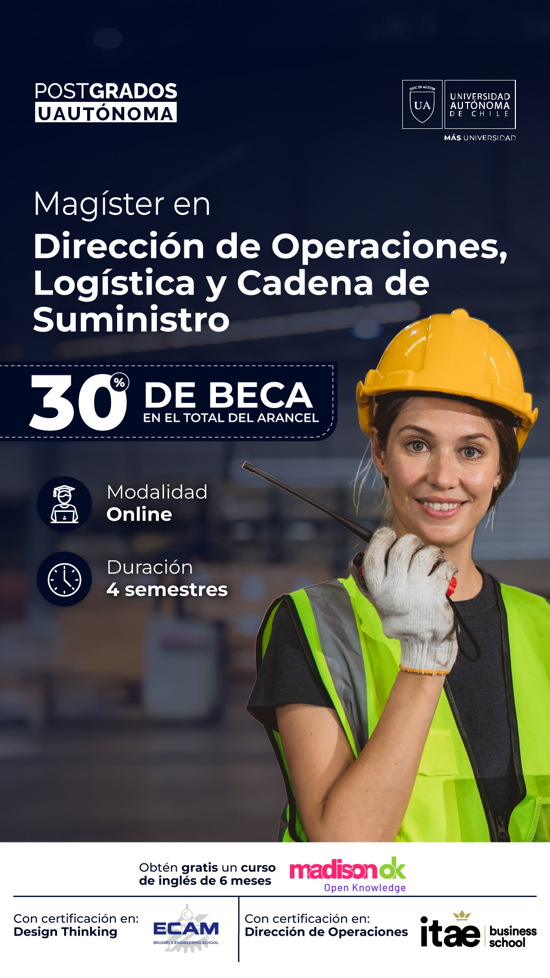 Postgrados y Educación Continua Universidad Autónoma de Chile Facebook ad