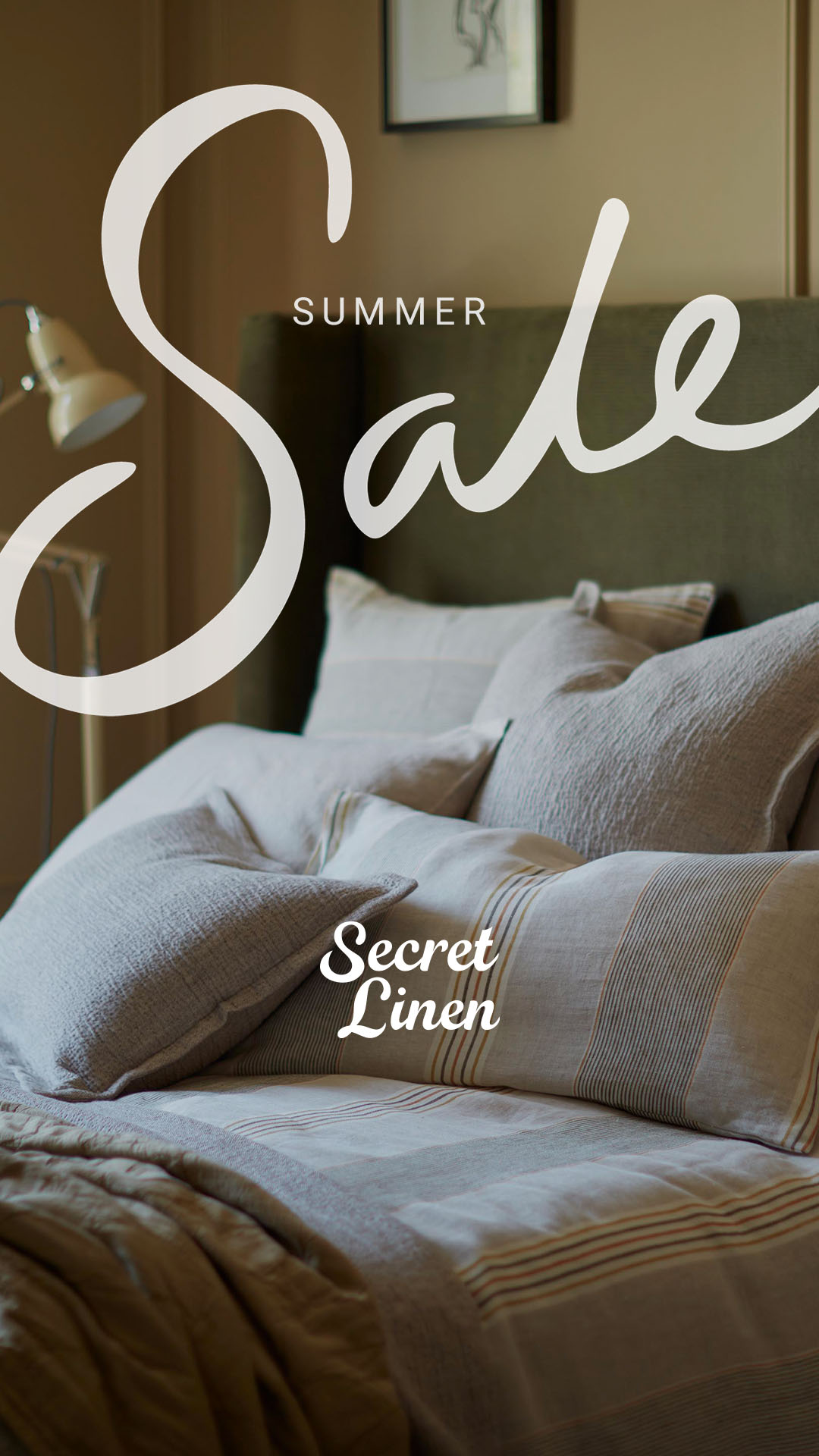 Secret Linen Store Facebook ad from Jun 26, 2026