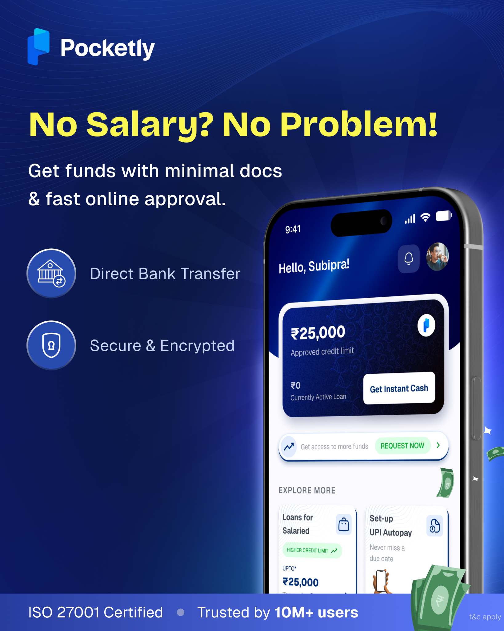 Pocketly Facebook ad