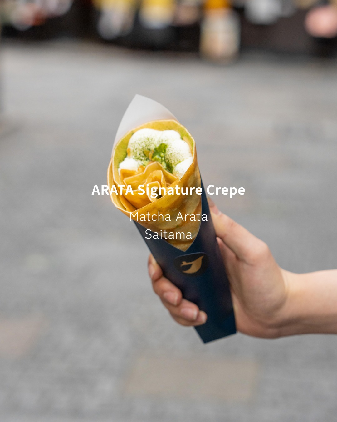 抹茶あらた Facebook ad: ◉クレープ「あらた」 ¥1,000