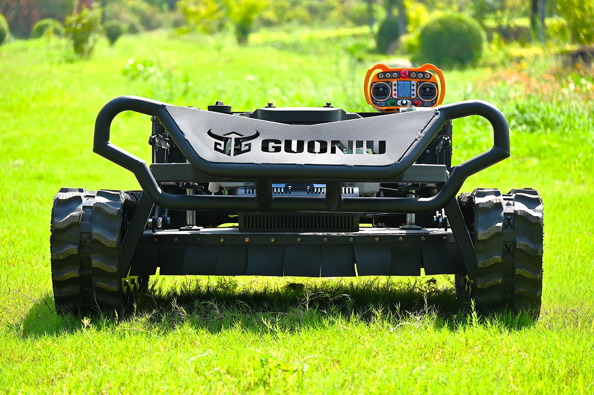 Shandong Guoniu Machinery Equipment Co., Ltd Facebook ad: Remote-controlled lawnmower