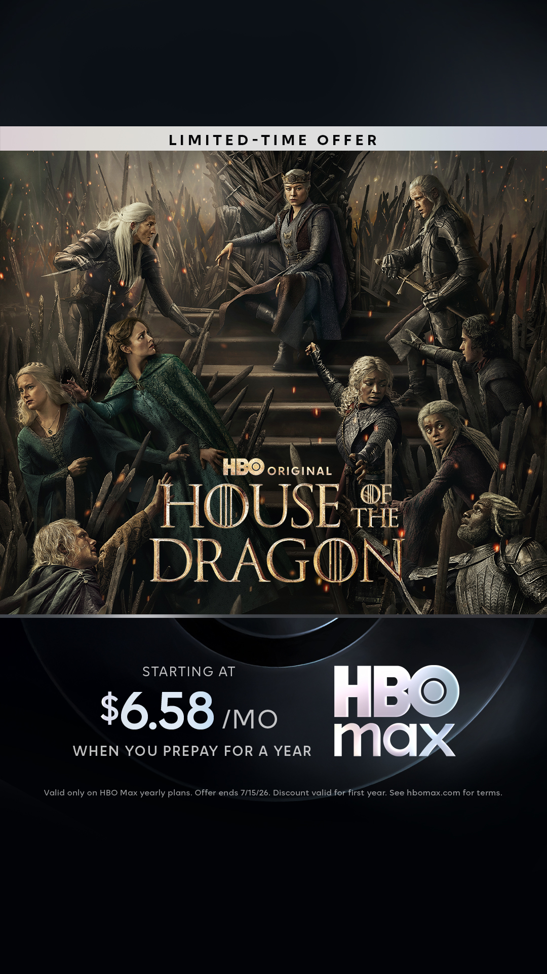 HBO Max Facebook ad
