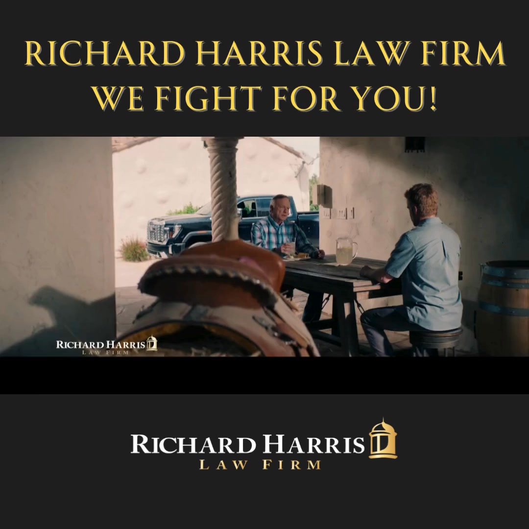 Richard Harris Law Firm Facebook ad from Oct 6, 2025