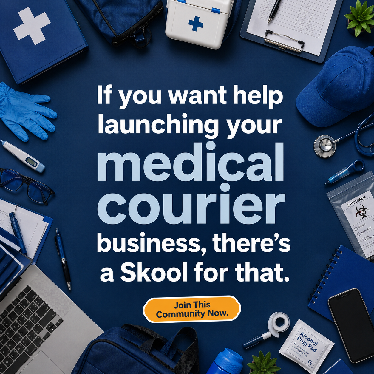Skool Facebook ad