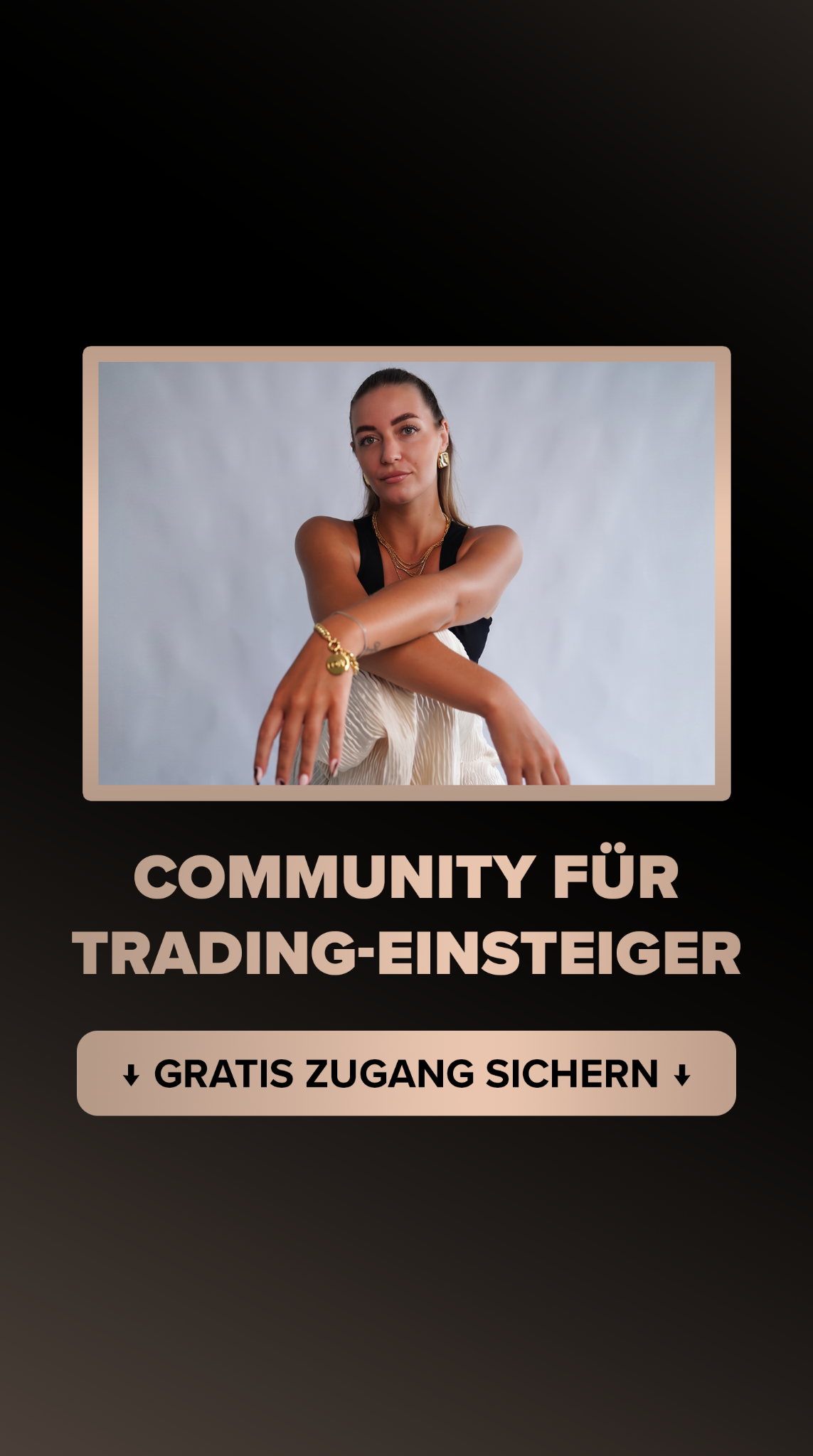 Melina in Bali Facebook ad: Gratis Zugang sichern
