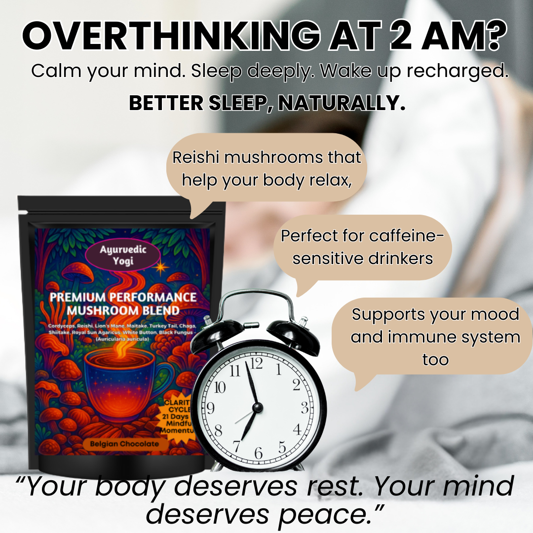 Premium Mushroom & Shilajit Blends by Ayurvedic Yogi Facebook ad