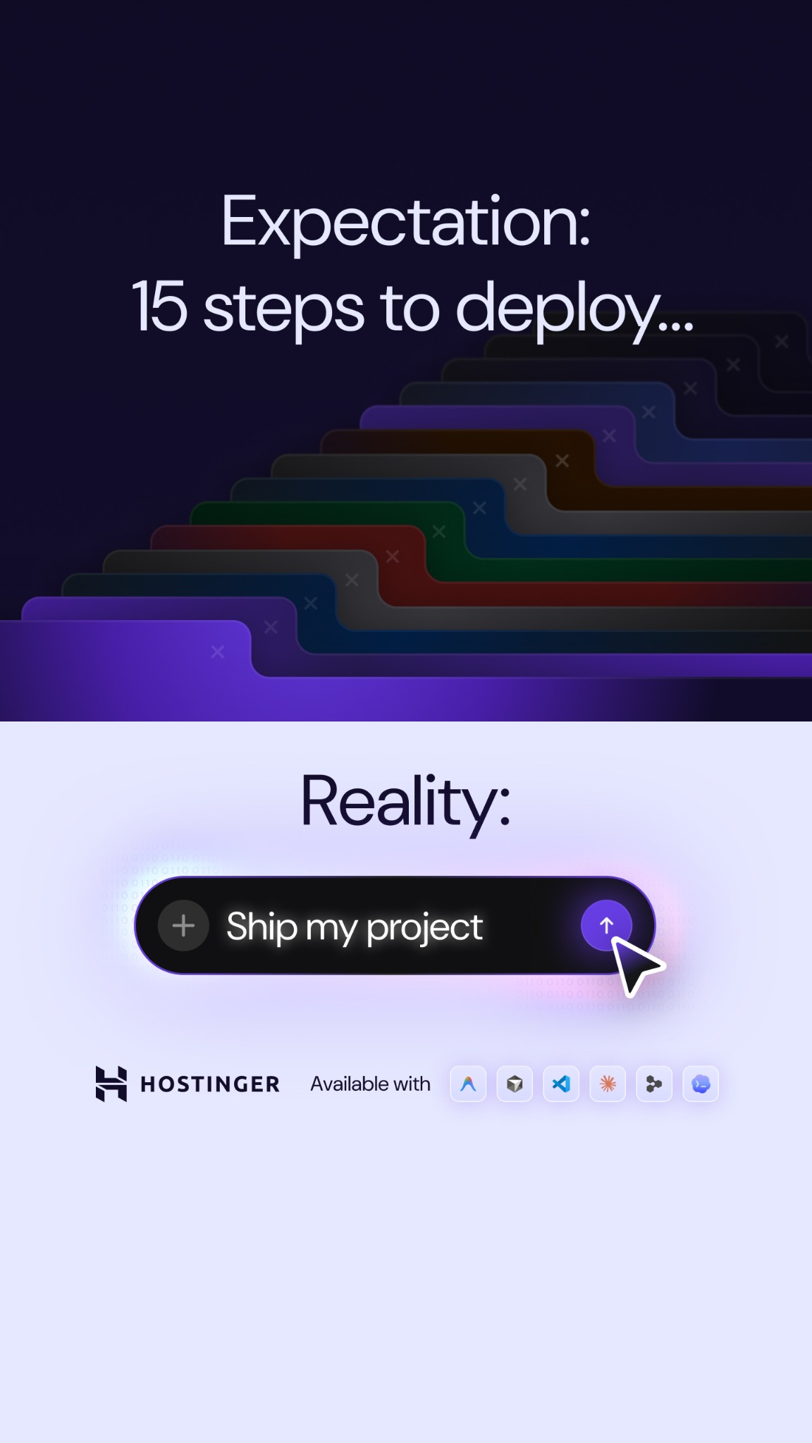Hostinger Facebook ad from Jul 26, 2026