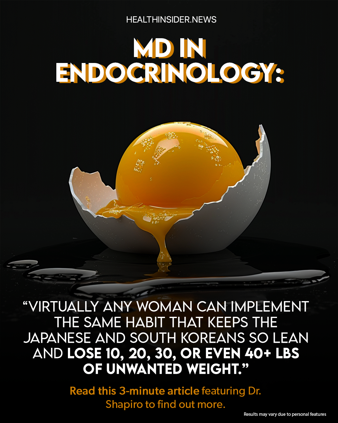 Health Insider Facebook ad