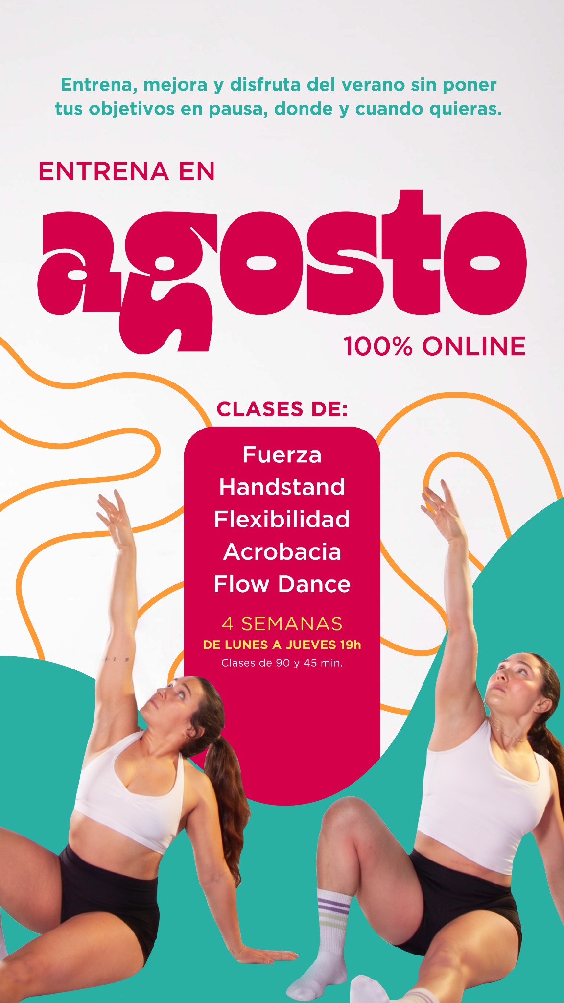 IS, Art & Sport Facebook ad: Entrena en Agosto