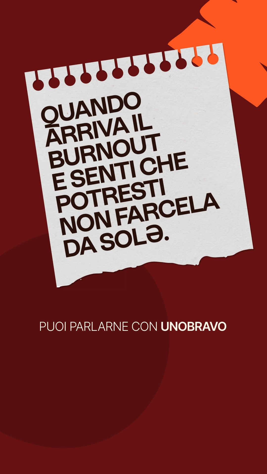 Unobravo Facebook ad