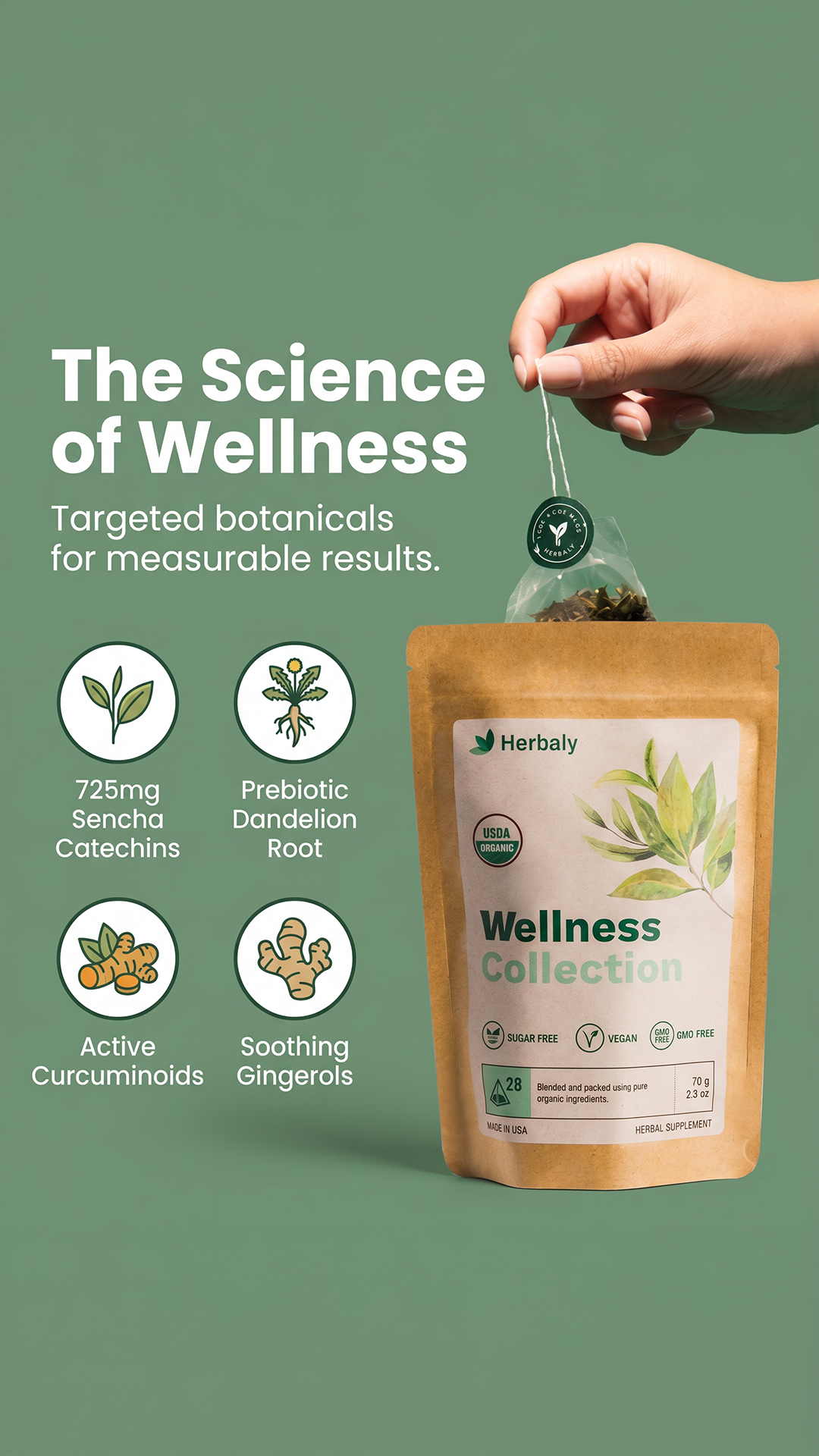 Herbaly Facebook ad