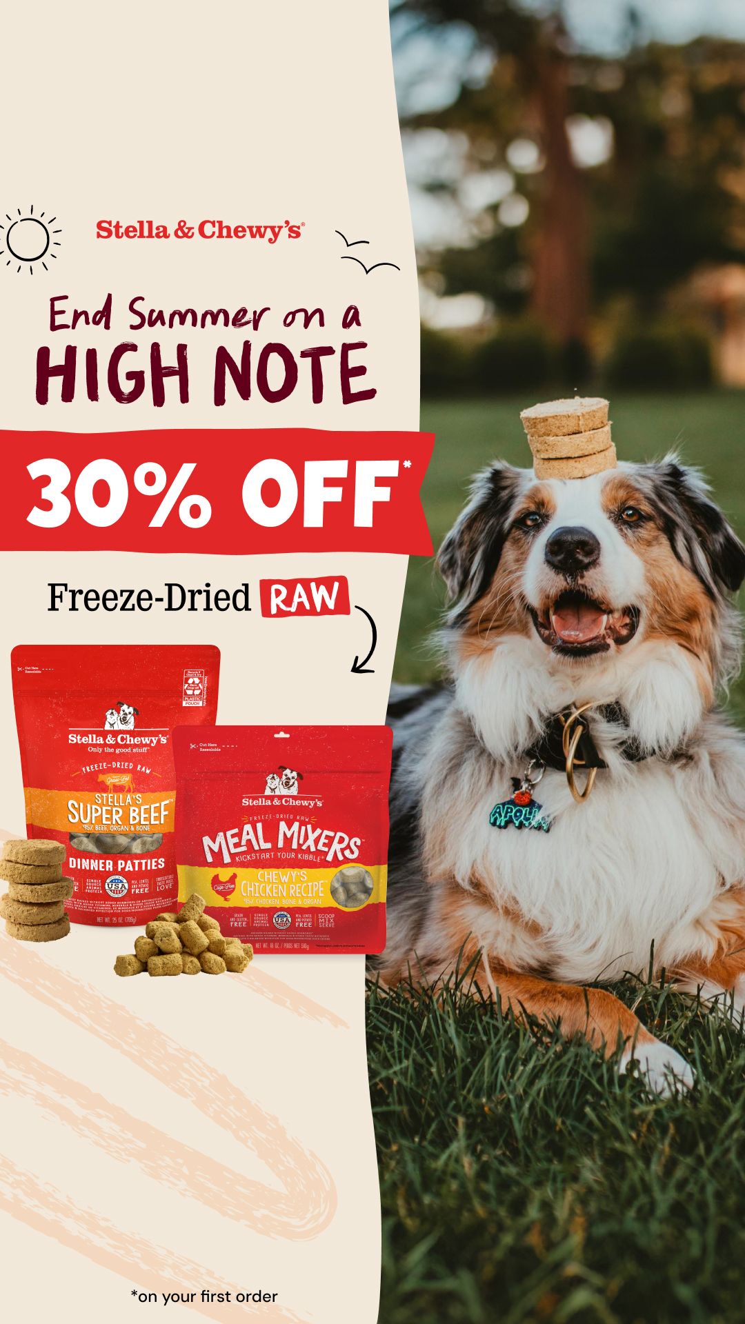 Stella & Chewy's Facebook ad
