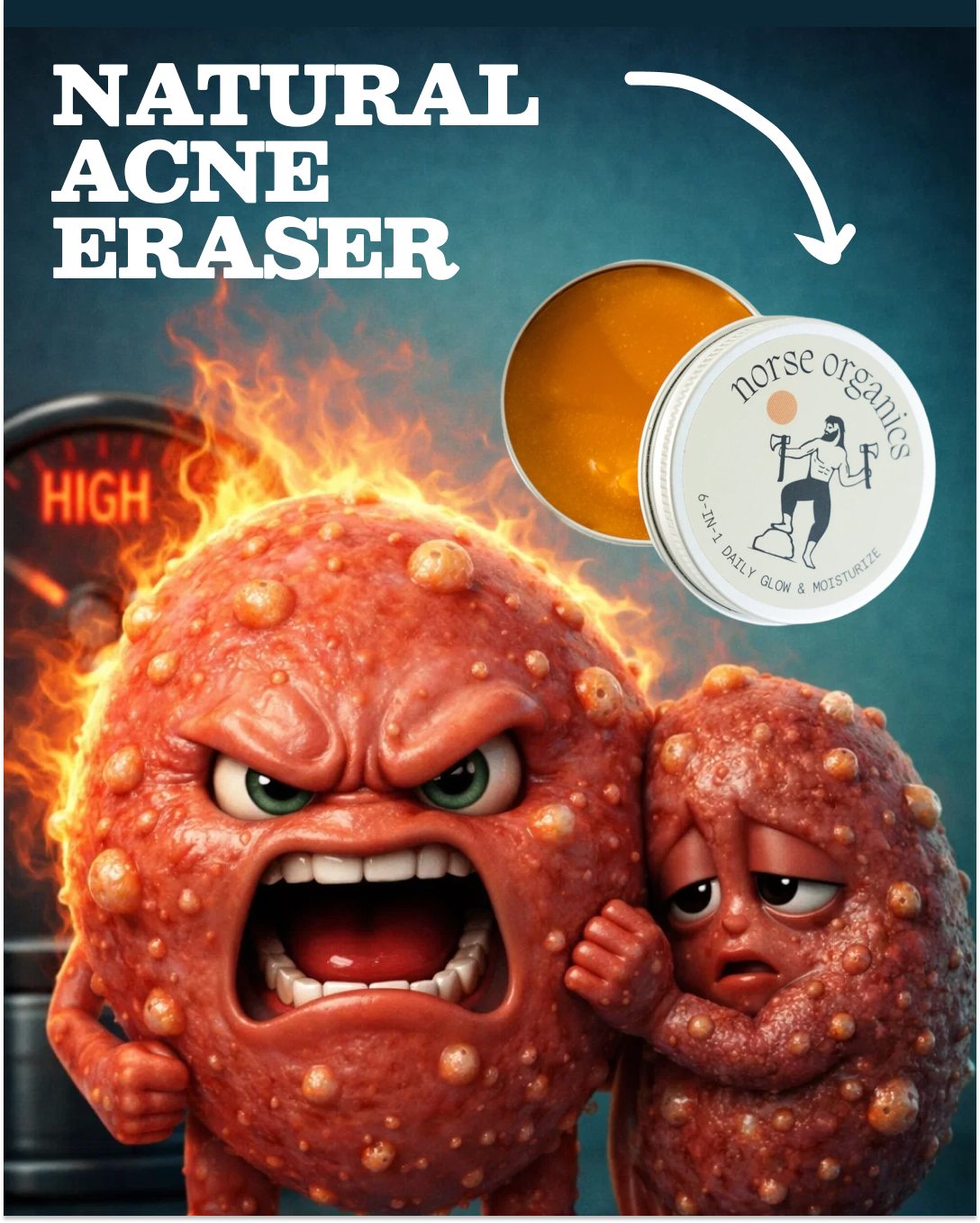 Norse Organics Facebook ad