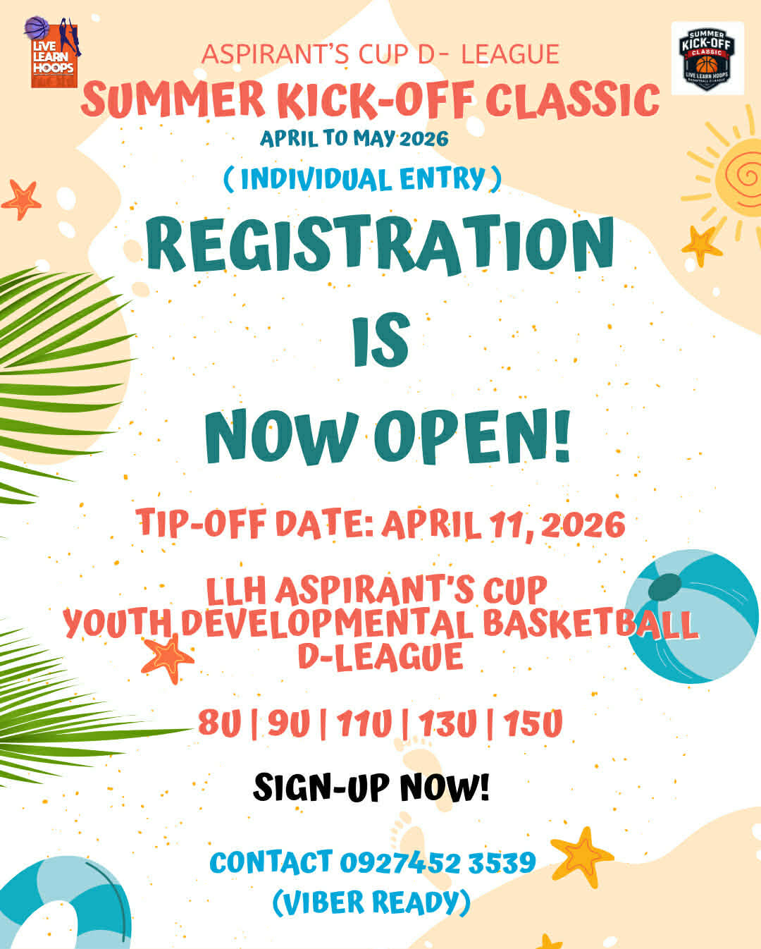 LLH Youth & Adult Basketball Camp PH Facebook ad: SECURE YOUR SLOT NOW!
