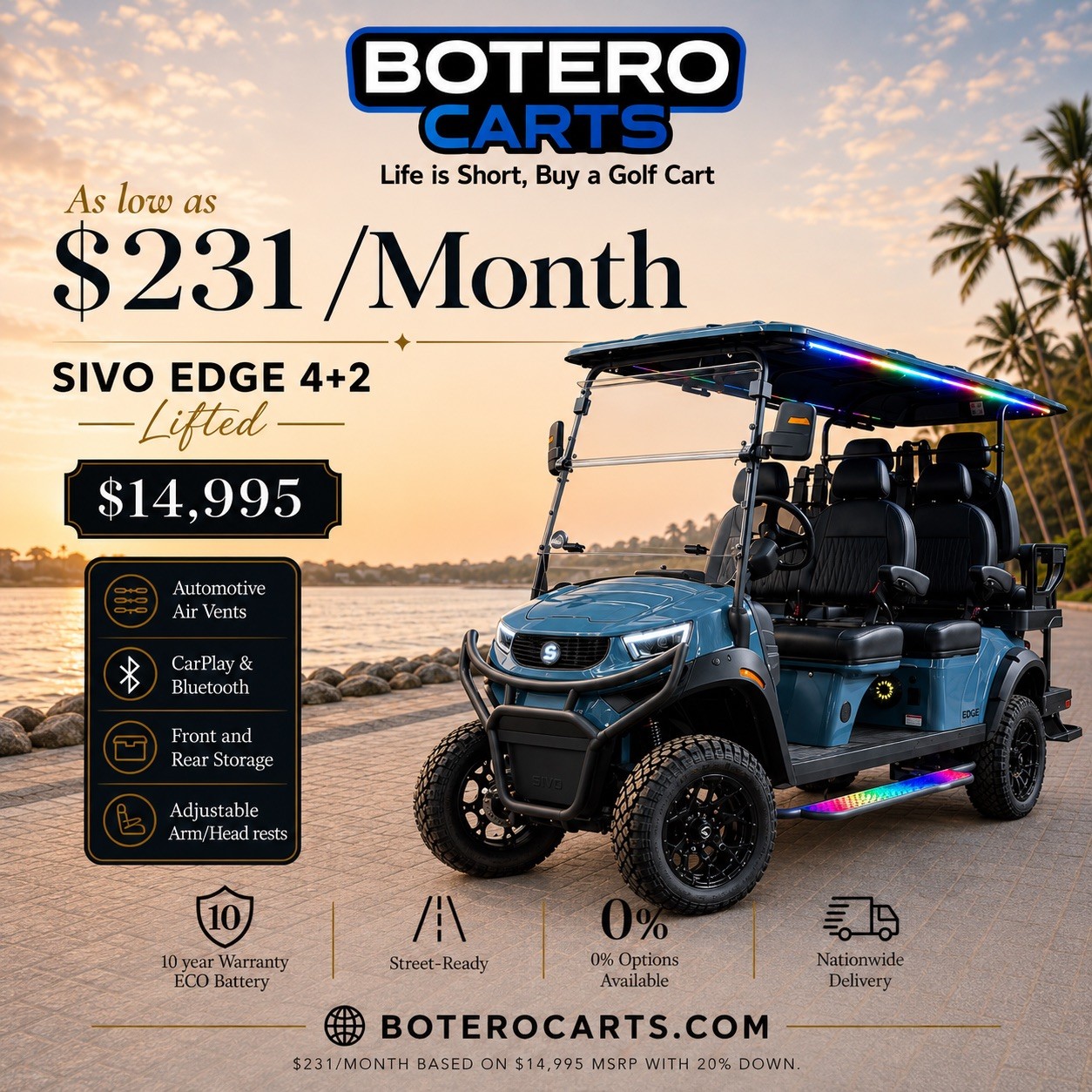 Botero Carts North Atlanta Facebook ad