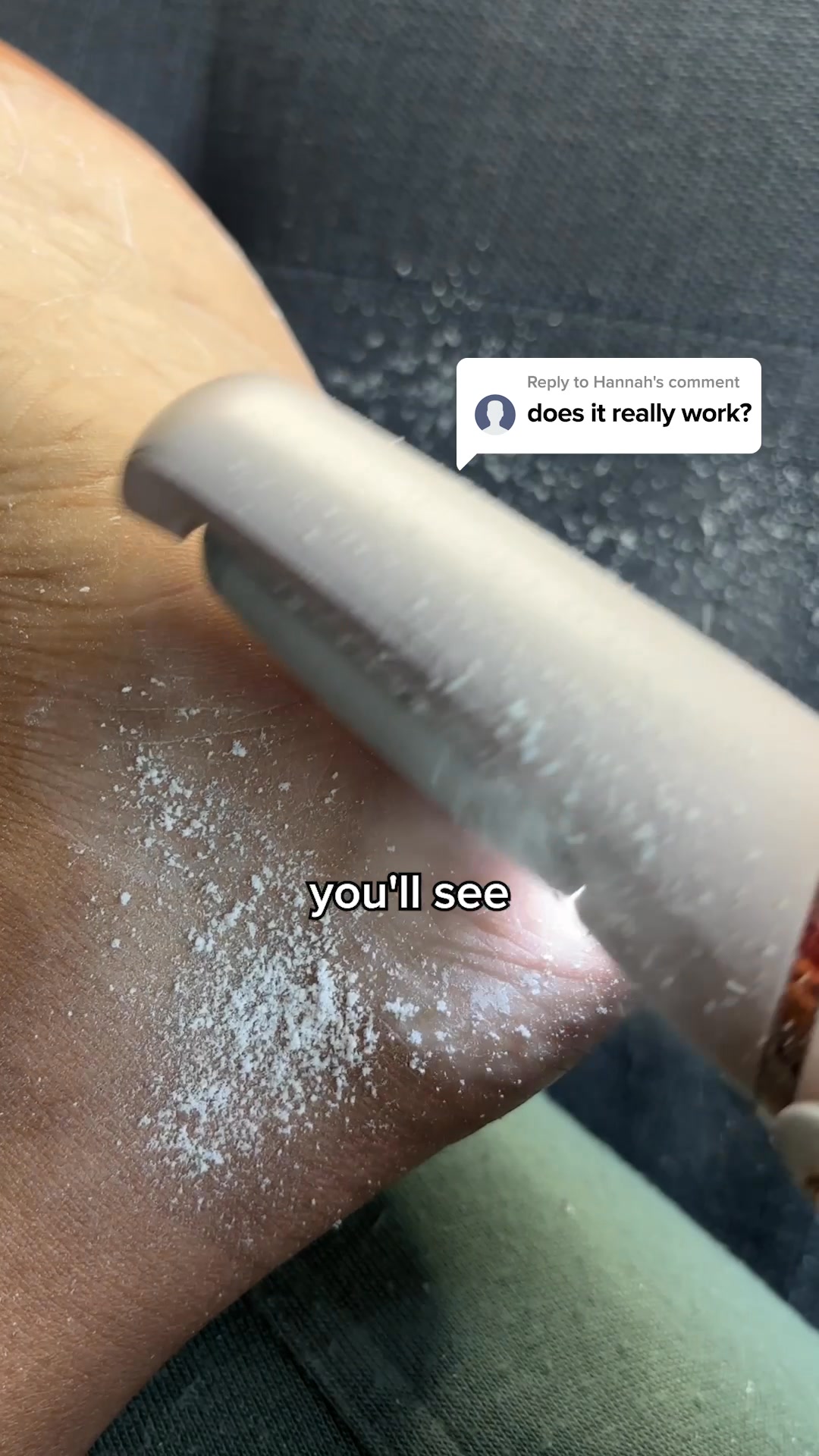 Nuvé Facebook ad: Smooth feet. In minutes. Guaranteed.