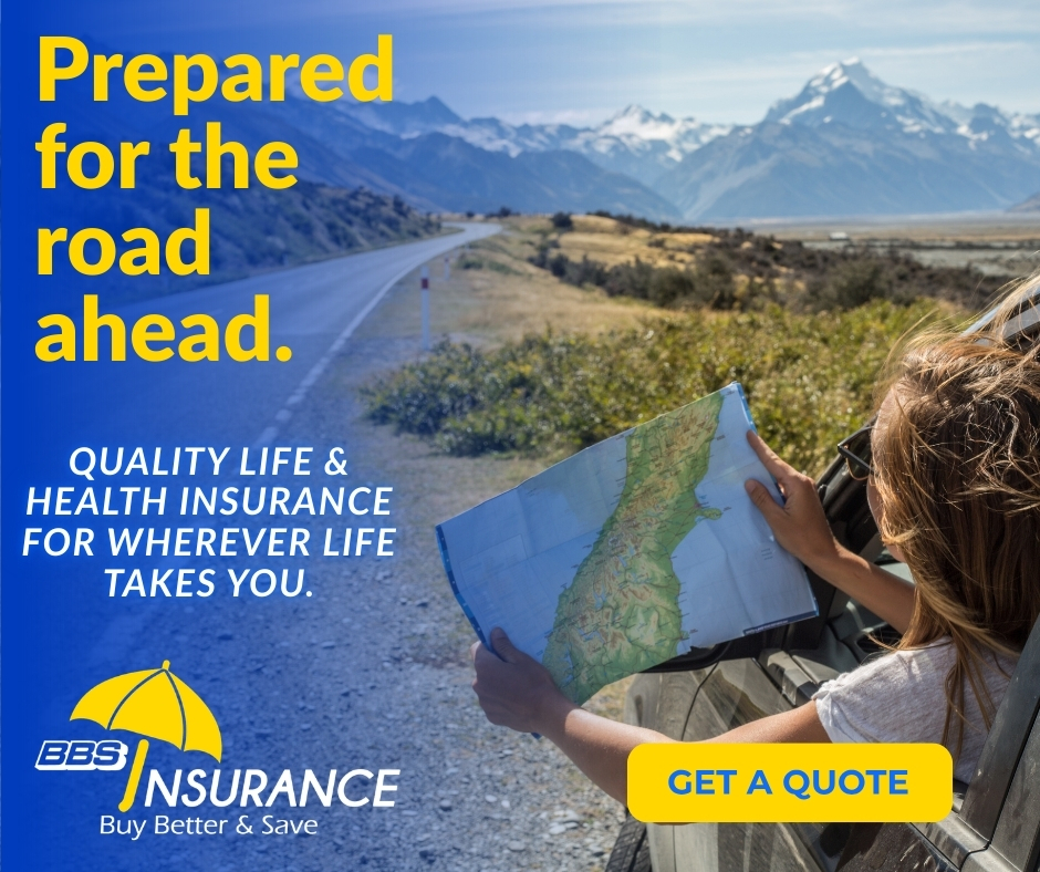 BBS Insurance Facebook ad: Coverage for wherever life goes