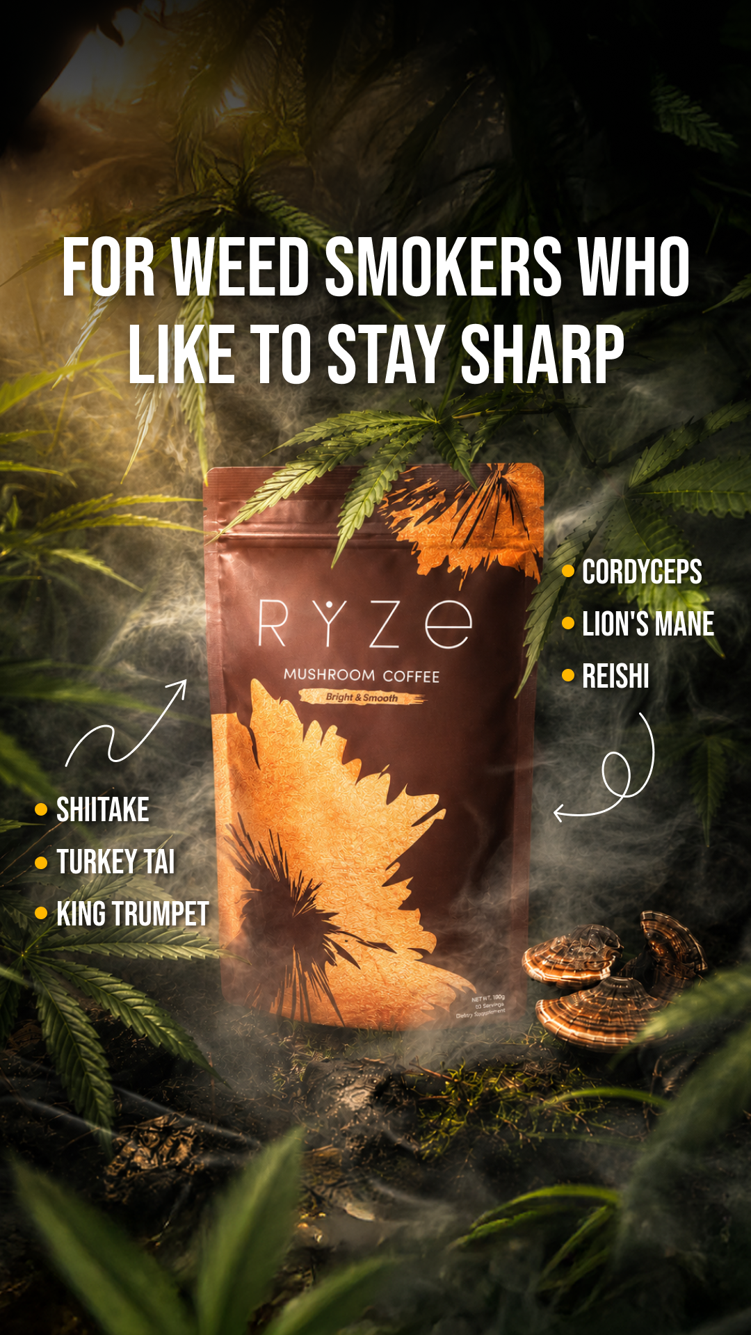 RYZE Superfoods Facebook ad