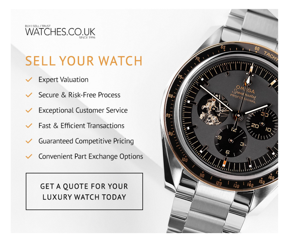 Swiss Watch Company Facebook ad: Highly Rated Pre-Owned Luxury Watch Dealers.