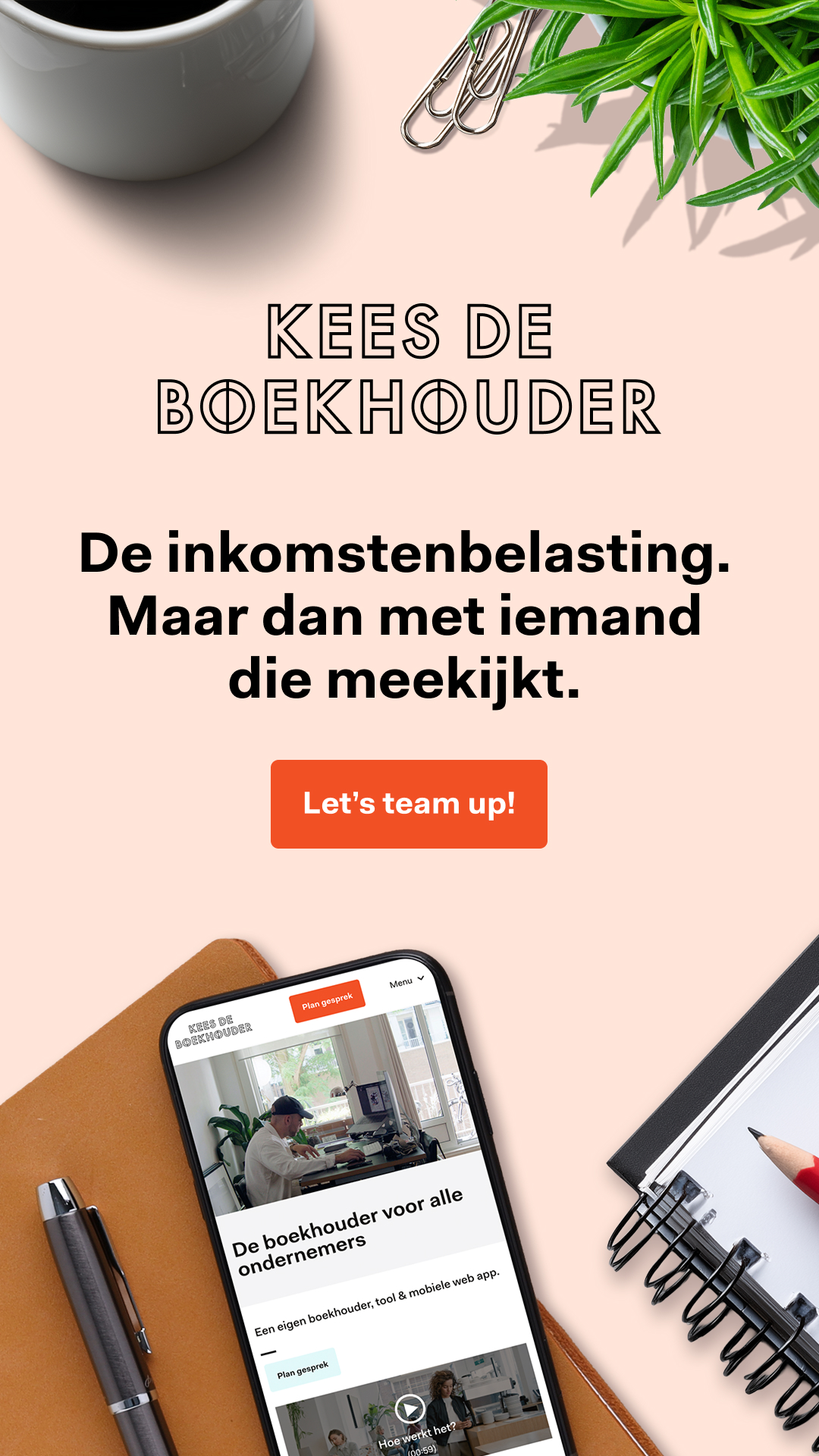 Kees de Boekhouder Facebook ad