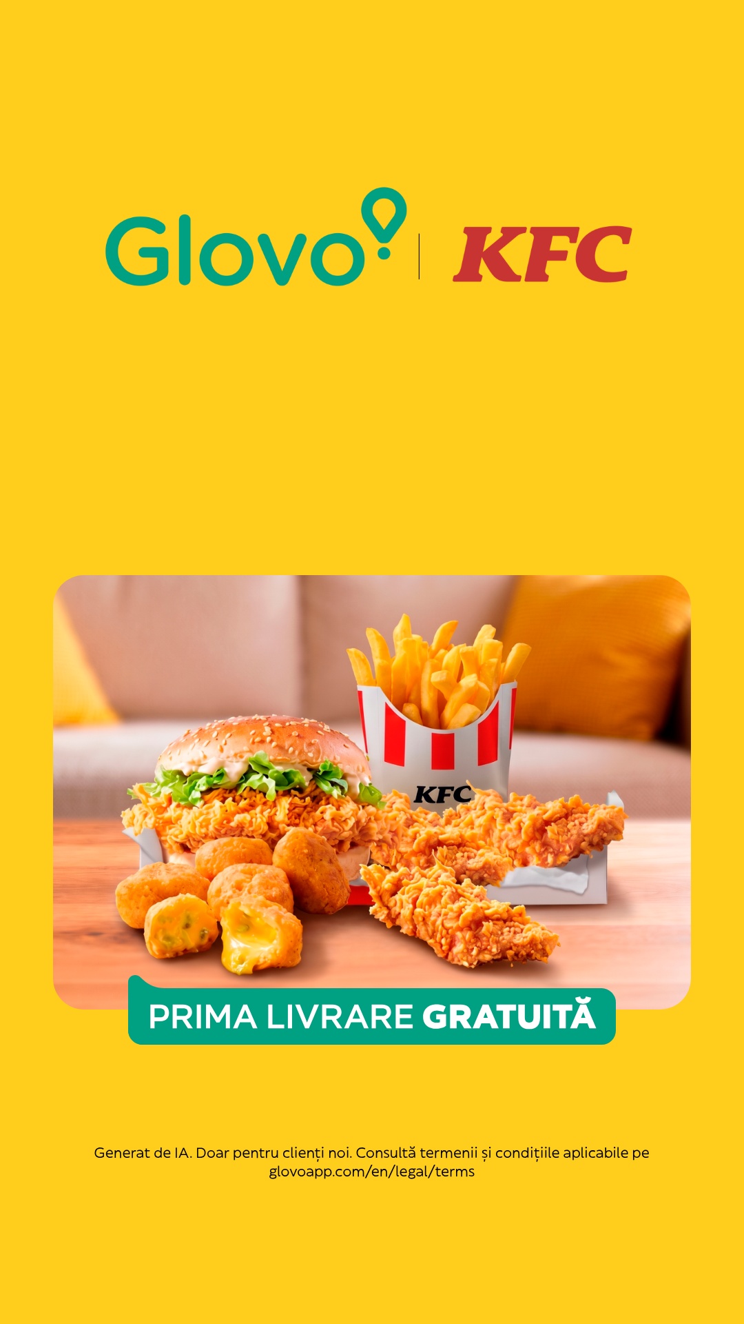 Glovo Facebook ad