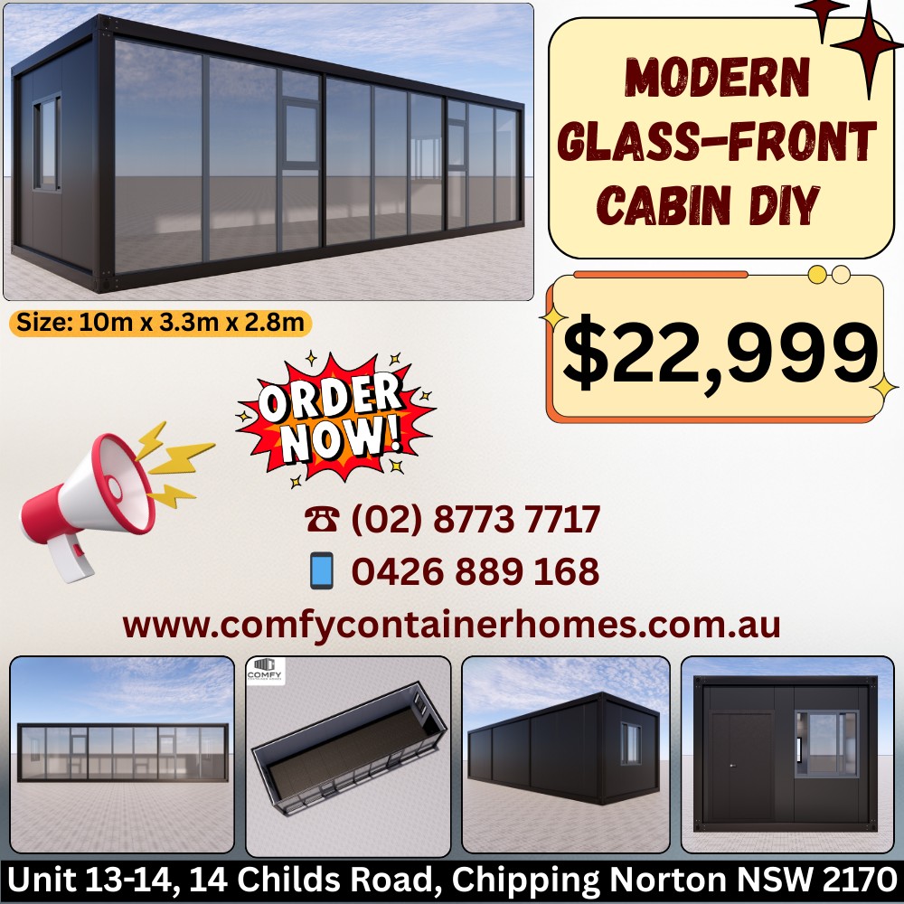Hok Khov Facebook ad: Want a Big Glass-Front Cabin That Feels Like a Real Home?