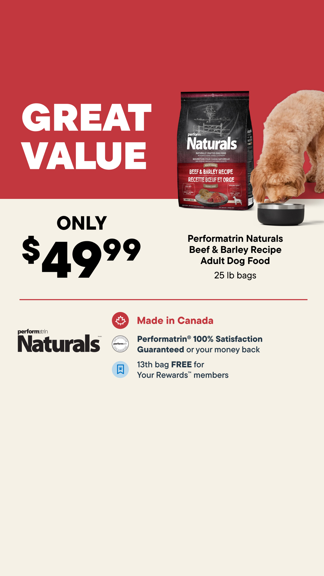 Pet Valu Facebook ad