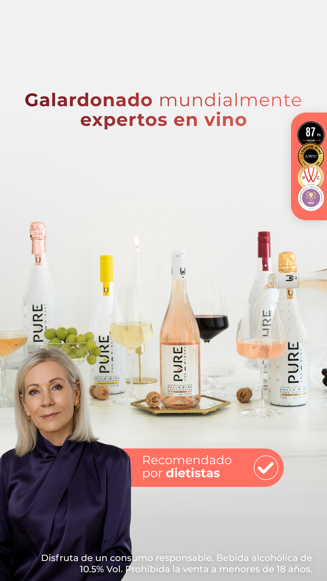 PURE The Winery ES Facebook ad