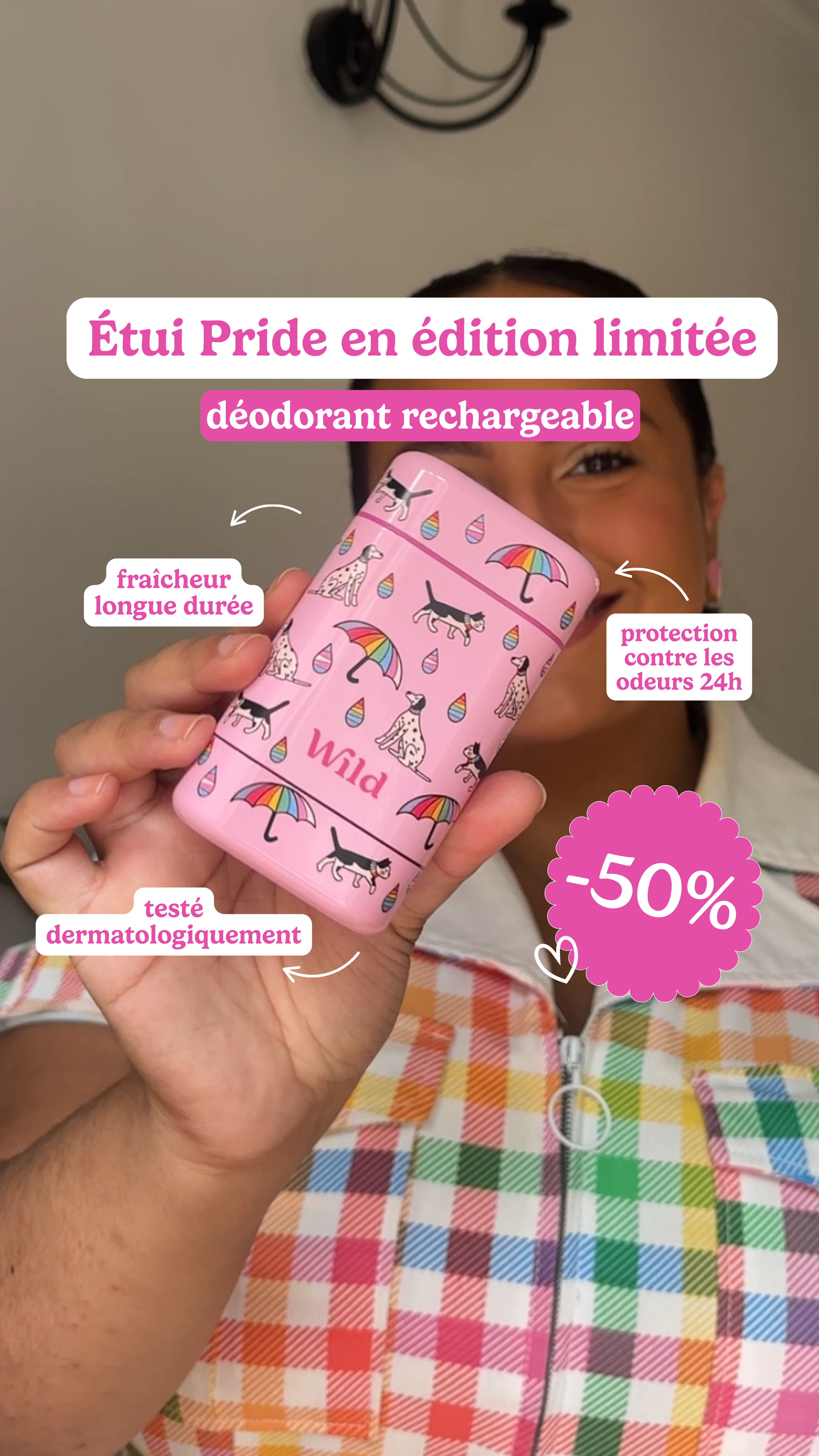 Wild Facebook ad: Portez-le avec Fierté: 50 % de réduction
