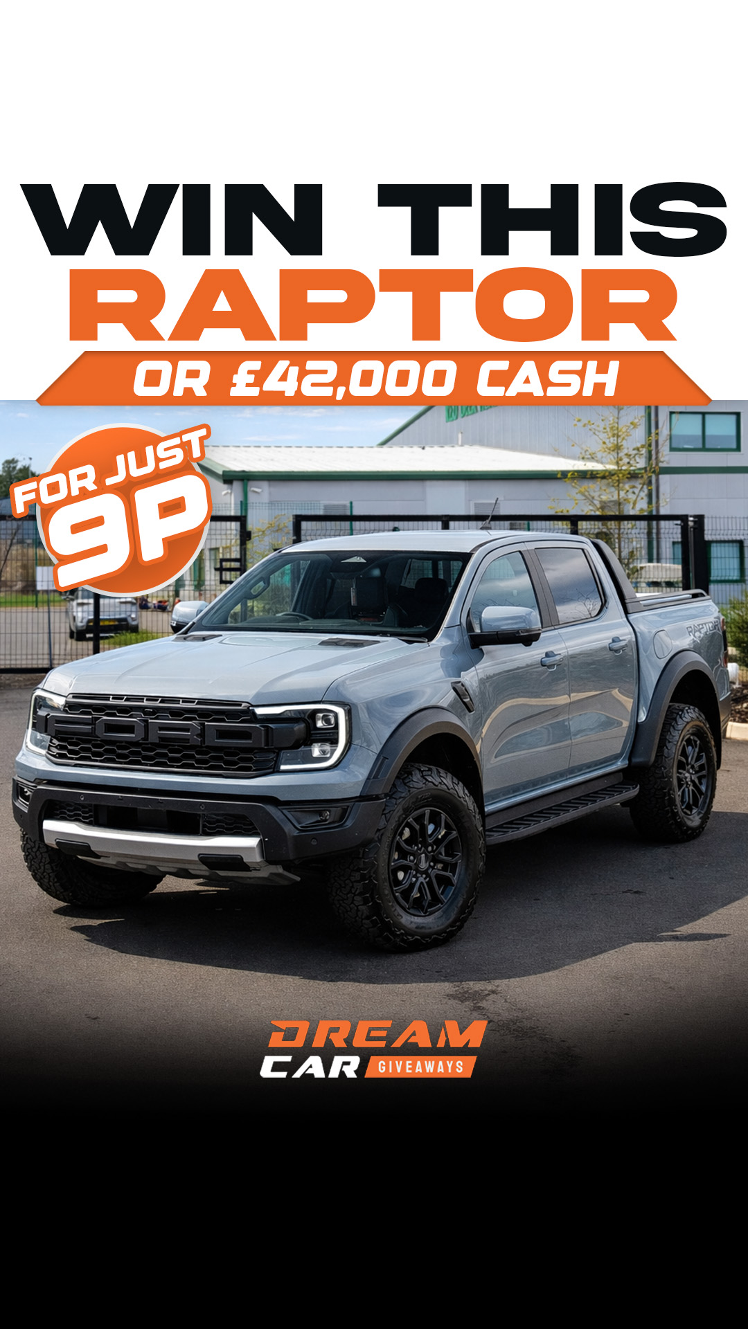 Dream Car Giveaways Facebook ad