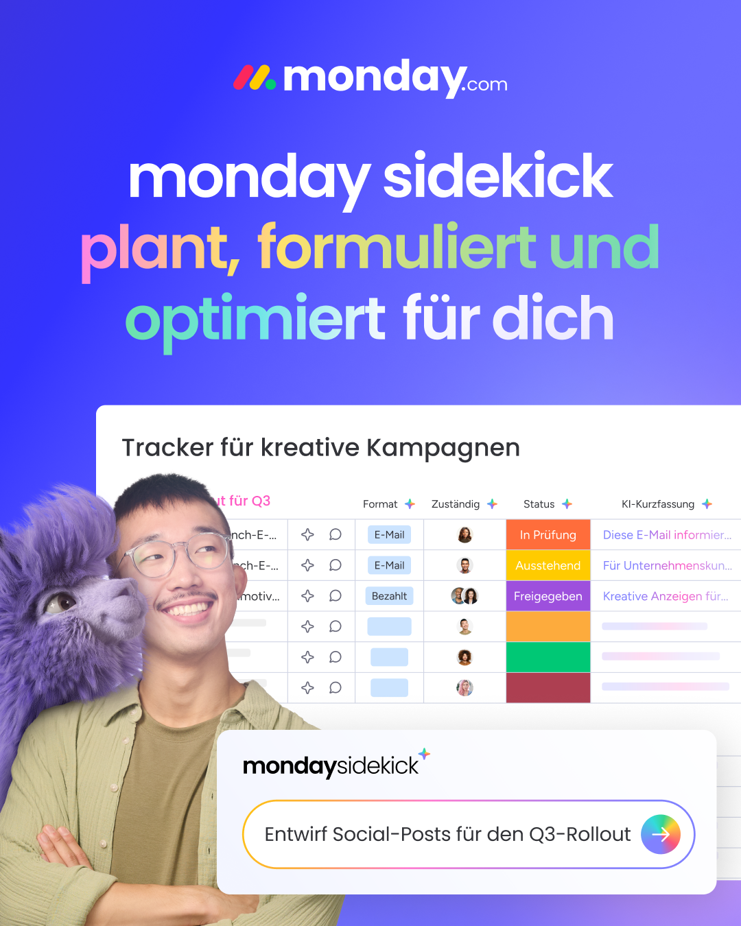 monday.com Facebook ad