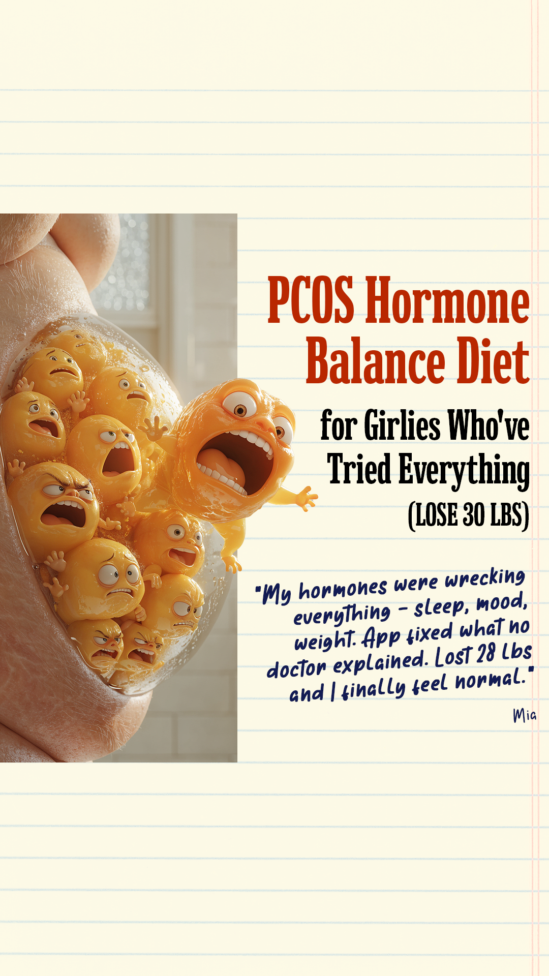 MyBody for PCOS Facebook ad