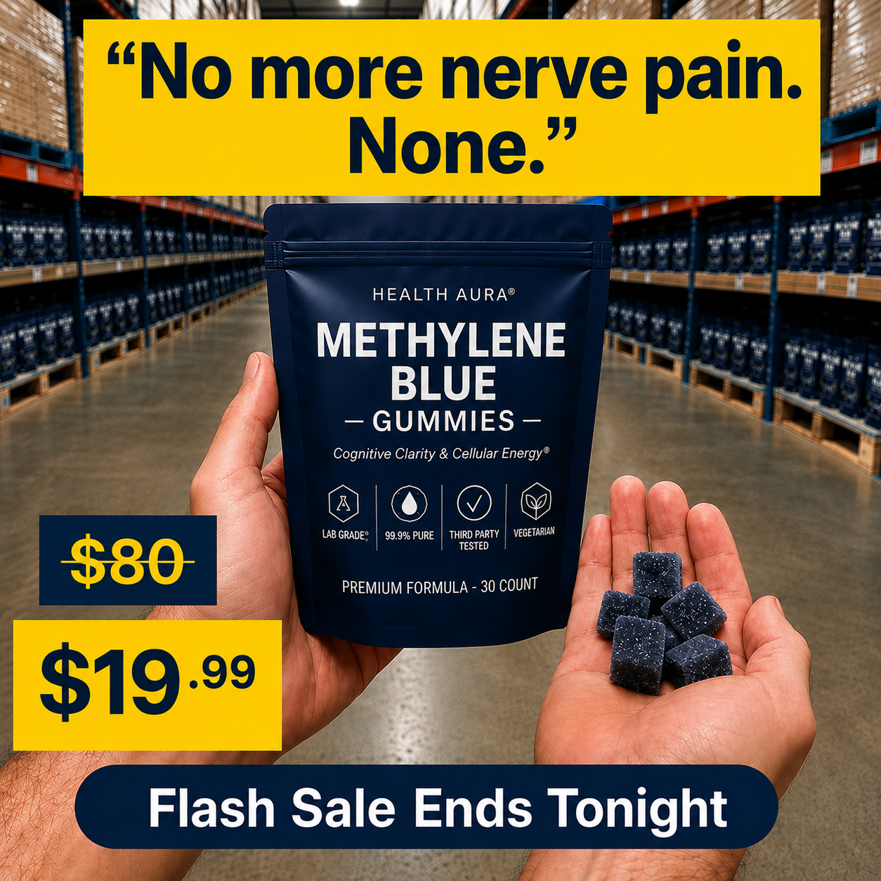 The Pain-Free Aging Report Facebook ad