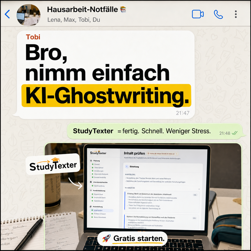 StudyTexter.de Facebook ad