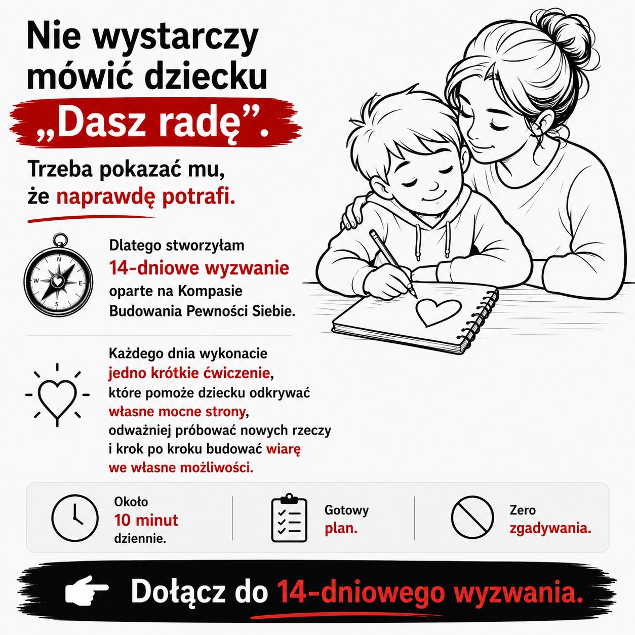 Mindly Facebook ad: Jak Nauczyć Dziecko Pewności Siebie?